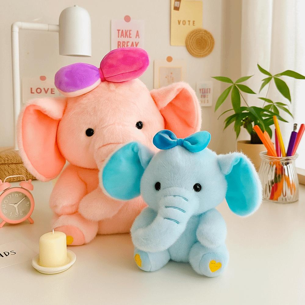 Plushie Elephant Plush Doll Gray Kawaii Animal Stuffed Toys Children's Toys