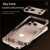 Стильный металлический чехол-рамка для Apple iPhone 17: Легкое алюминиевое кольцо для объектива с теплоотводом для iPhone 16 и 15