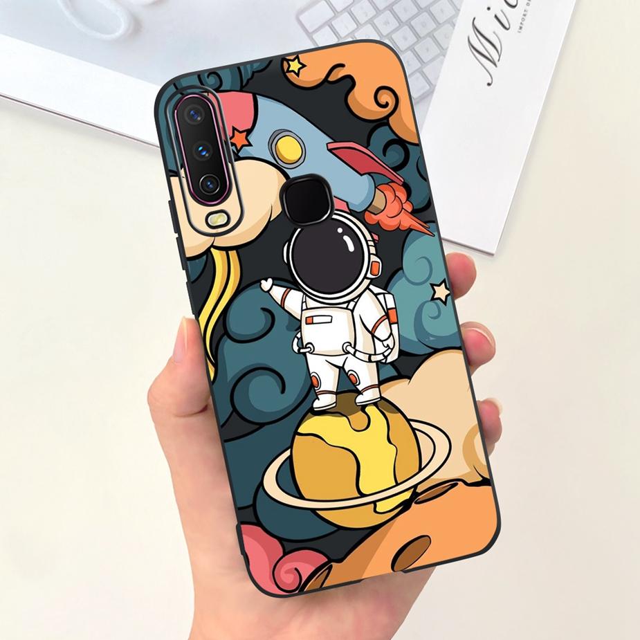 Чехол для Vivo Y12 Чехол для Vivo Y15 Y17 1902 1904 Милый Модный Мультяшный Чехол Мягкий Силиконовый Чехол для Телефона Для Vivo Y15 Y 12 17 VivoY12 Чехлы
