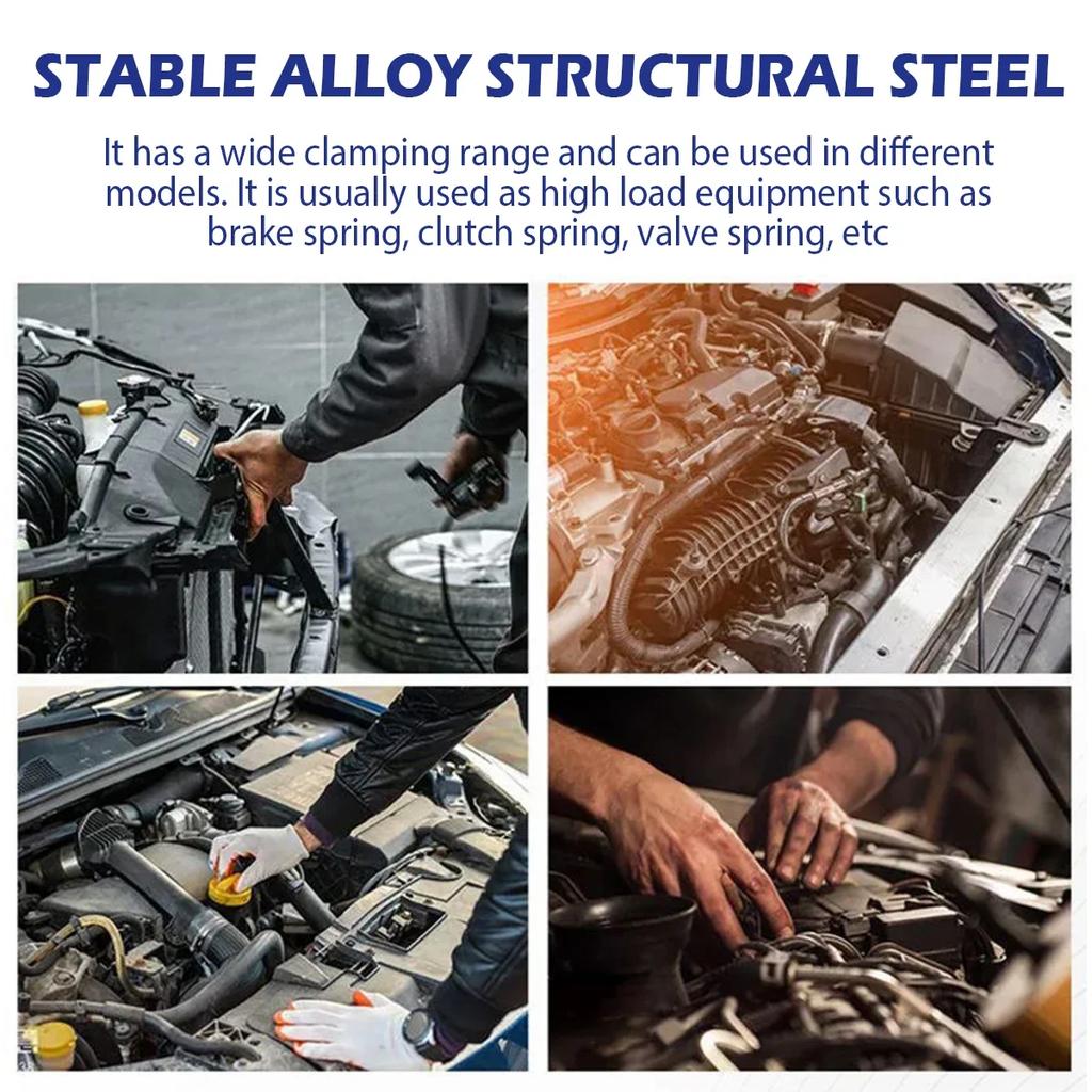 53-175 мм поршневое кольцо компрессор двигатель храповой хомут ленточный монтажник металлическое кольцо компрессор для автомобильного двигателя техническое обслуживание транспортного средства