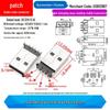 USB 3.0 Type A Male to Female 90/180 Degree and Type B Female Square Port Connector