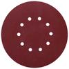 Howhite Sanding Paper, 60-Sheet Set (10 of Each #80, #100, #120, #150, #180, and #240), 225mm, 10-Hole, 9-Inch Round, Waterproof Sanding Discs with Ve