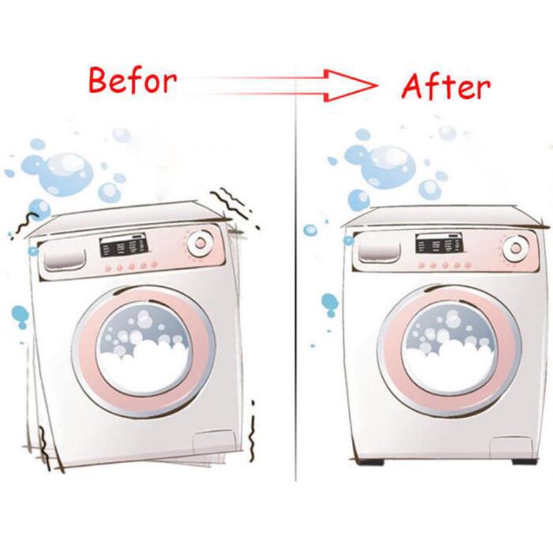 4pcs/set Anti-vibration Pad Washer Anti-Slip Mats Shock Absorbers Noiseless Pad for Washing Machine KTY