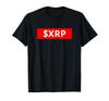 XRP $XRP Cryptocurrency Simple Text Grunge Ticker T-Shirt