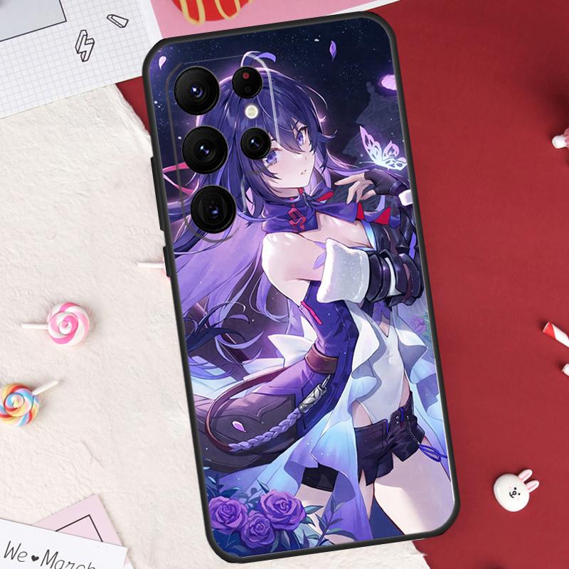 Чехол Honkai Star Rail с персонажем Зеле для Samsung Galaxy S24 FE S20 FE S21 S22 S23 S25 S26 Ultra S10 Plus S25 FE Защитный корпус