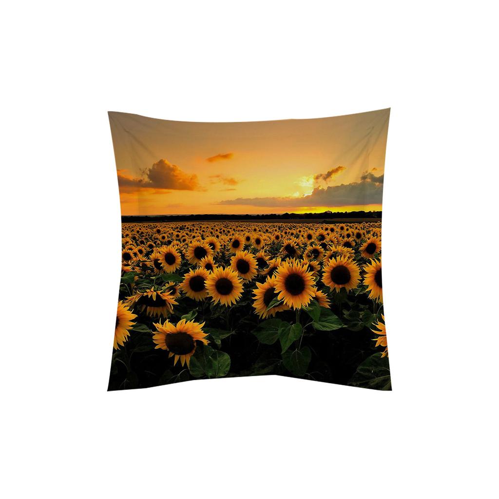 2/3pcs Fashion Duvet Cover Set, Sunflower Landscape Print Bedding Set, Soft Comfortable Duvet Cover, For Bedroom, Guest Room