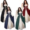 Cosplay Women Medieval Renaissance Costume Cosplay Over Suit Dress Vest Victoria Princess Steam Punk Strap Plus Size