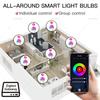 Zigbee 3.0 Smart Led Bulb 110V 220V E27 B22 Lamps RGBCW Works With Alexa  Plus Google Home Assistant APP Voice Control 2MQTT