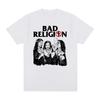 BAD RELIGION-New Women's T-shirt Casual Street Style Retro American Punk Rock T-shirt Y2K Top Graphic T Shirts Women Clothing