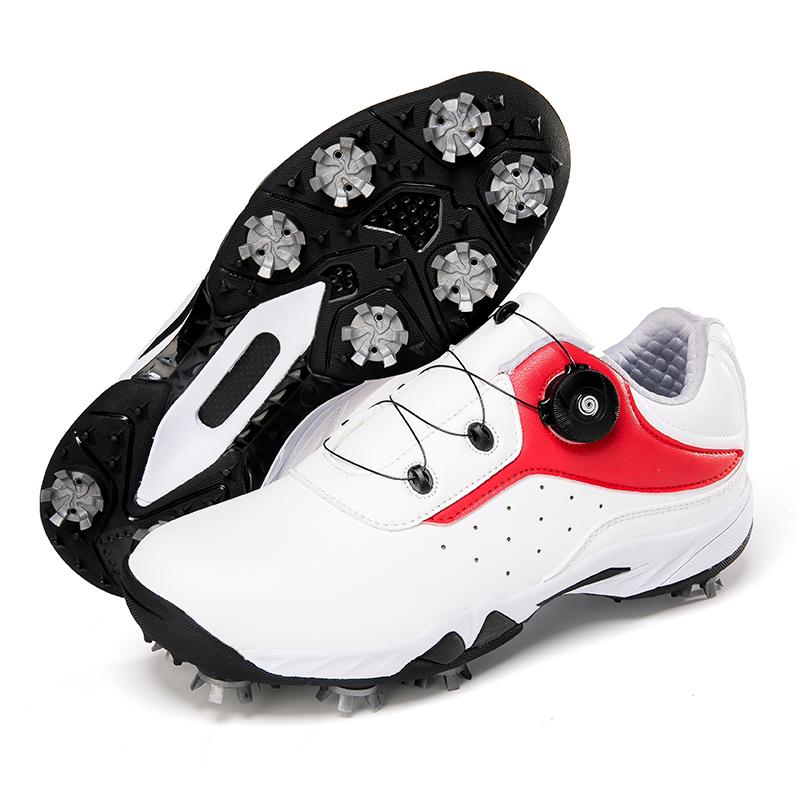 Men Golf Shoes Professional Spikes Golf Sneakers Outdoor Walking Sneakers Comfortable Athletic Footwears