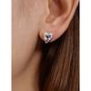 Vary Cubic Chips Heart Earring Ec1924