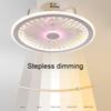 Ceiling Fan Lamp Warm White Light Multifunctional Fashion Eco-friendly Remote Control for Dormitory