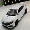 1/32 Honda CIVIC TYPE R Модель автомобиля Сплав Литье под давлением Детская игрушечная машинка с подставкой Коллекция Подарок мальчику на день рождения