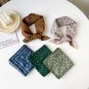 Cotton and Linen Small Square Scarf Scarf for Women In Spring and Autumn Summer Korean Style Photo Fashion Versatile Headscarf Scarf