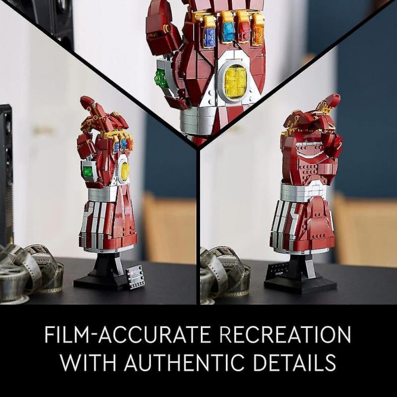 Коллекционный набор «Перчатка Бесконечности», перчатка Таноса с Камнями Бесконечности, строительный набор, идея подарка «Мстители» для взрослых и подростков, наборы для моделирования для декора