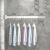 Folding Clothes Hanger Wall Mount Retractable Cloth Drying Rack Indoor & Outdoor Space Saving Aluminum Home Laundry Clothesline