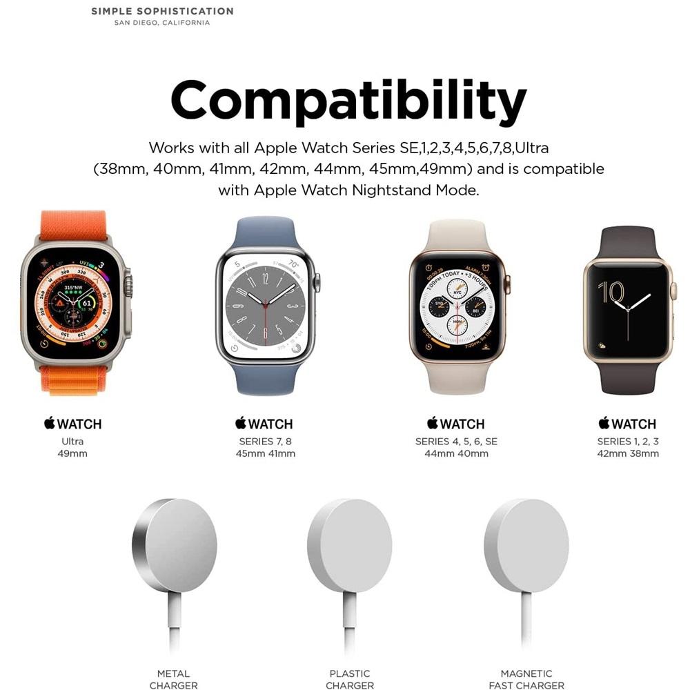 Подставка-зарядка для Apple Watch Series 9 8 Ultra 7 6 5 SE 4 3 2 Док-станция для зарядки Силиконовый кронштейн Держатель для зарядного кабеля iWatch