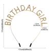 Styling Women Metal Alloy Birthday Party Tiara Princess Crown Birthday Girl Headband Hair Hoop