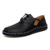Men's Handmade Leather Shoes Comfortable Loafers Slip On Flats Outdoor Walking Shoes Moccasins