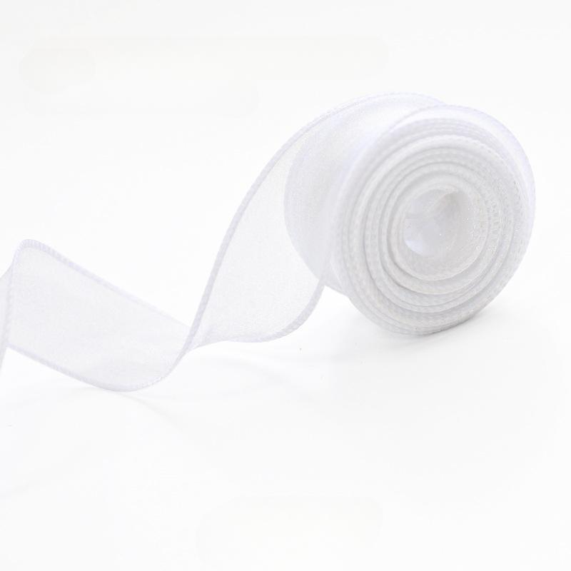 Рыбий хвост пряжа лента букет упаковочный материал радужного цвета кружевной хвост пряжа лента волна шифон пряжа подарочный ремешок