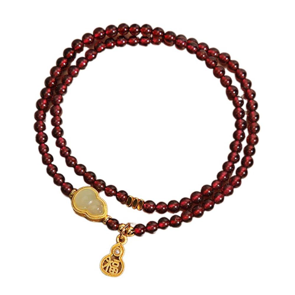 Браслет-подвеска 'Тыква-удача' с бусинами-рыбками, браслеты-банглы, браслет с красными бусинами для создания образа, подарок