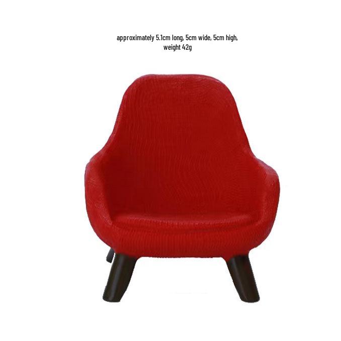 Модные смоляные миниатюрные столик и стульчик, украшения для DIY декора