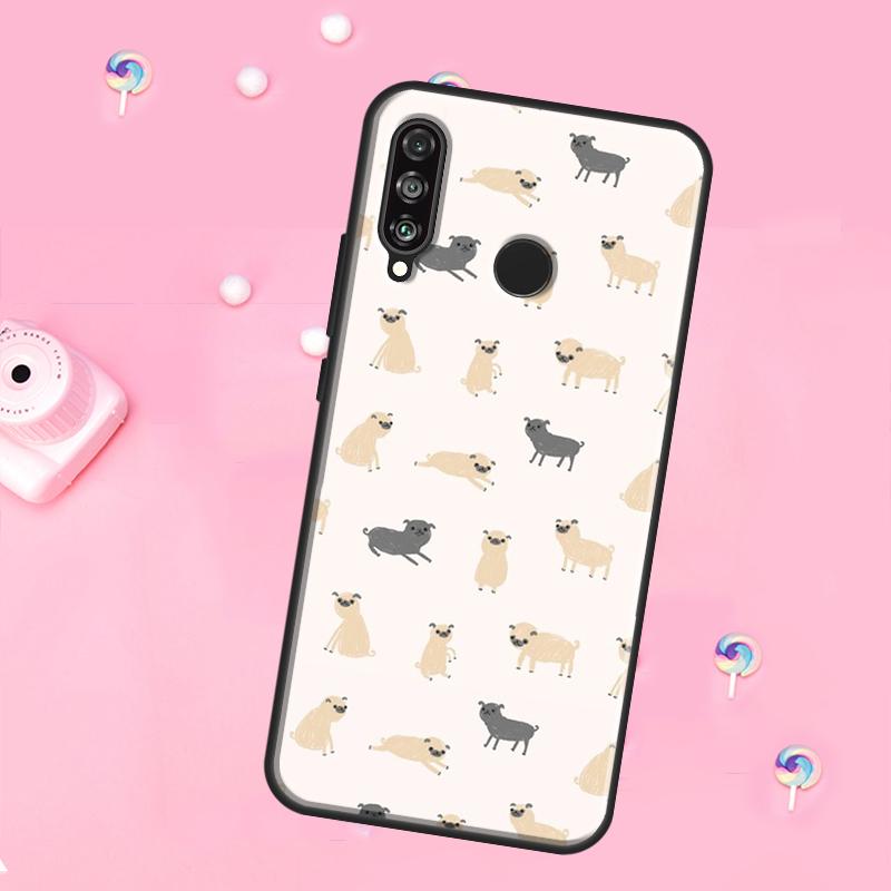 Funny Pug Dog For Huawei Nova 10 9 SE 3i 7i 8i 11i 12i Y73 Y90 Y70 Y72 Y61 Y91 P60 Pro P30 P40 Lite Case