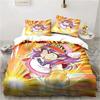 3D Мультяшный DR S-Slump Arale Комплект постельного белья Shet King Twin Double Детский Комплект постельного белья Из микрофибры или Полиэстера Мягкий с Мягкой Тканью Комплекты пододеяльников