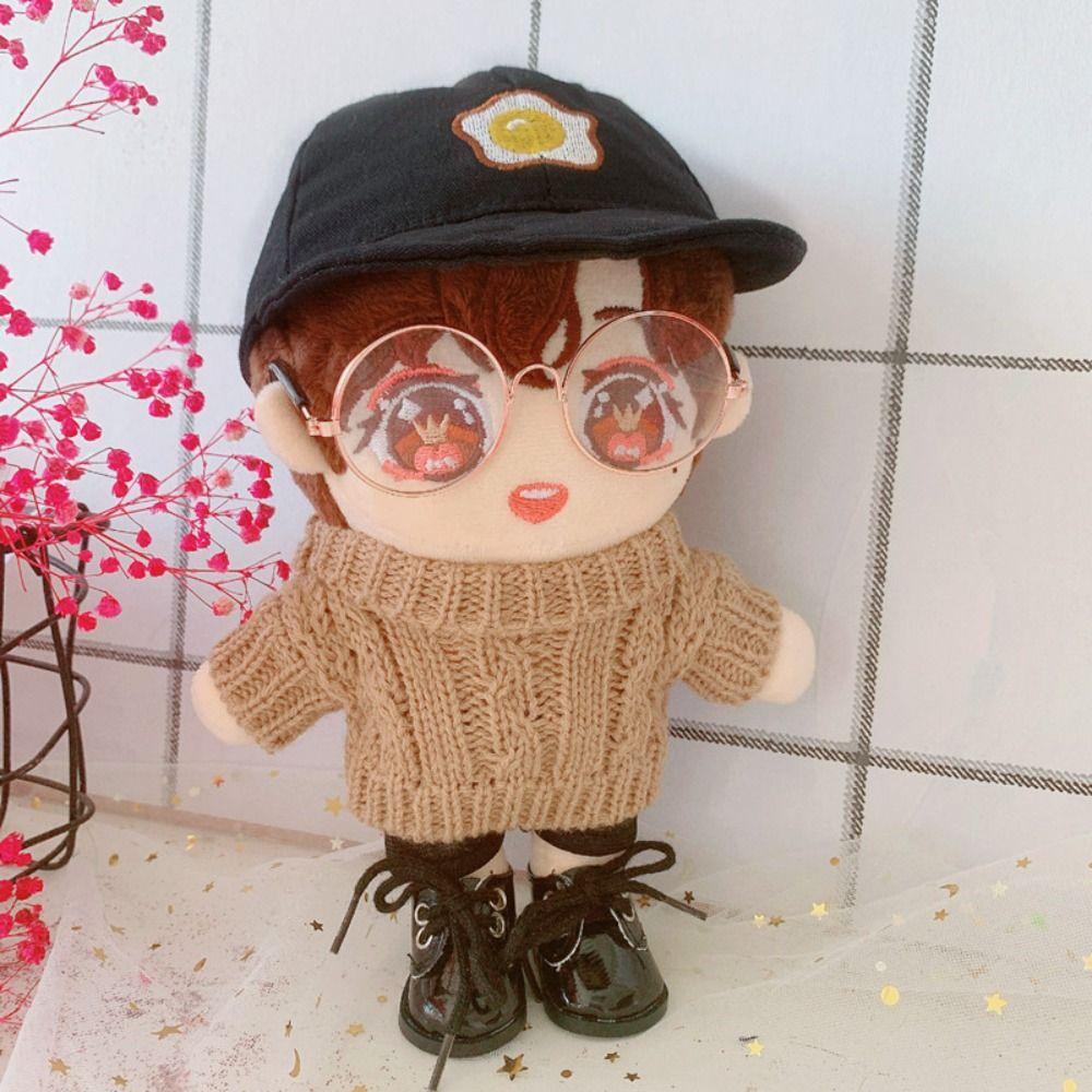 Cloth 20cm Cotton Doll Hat Dress Up Plush Doll Costume Suit Plush Doll Hat  Doll Ornament