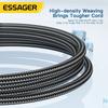 Essager 120 Вт сверхбыстрая зарядка Type-C, 67 Вт, USB-кабель для быстрой зарядки 6A для Xiaomi 12Pro Redmi K50 Note 11Pro Black Shark 5Pro