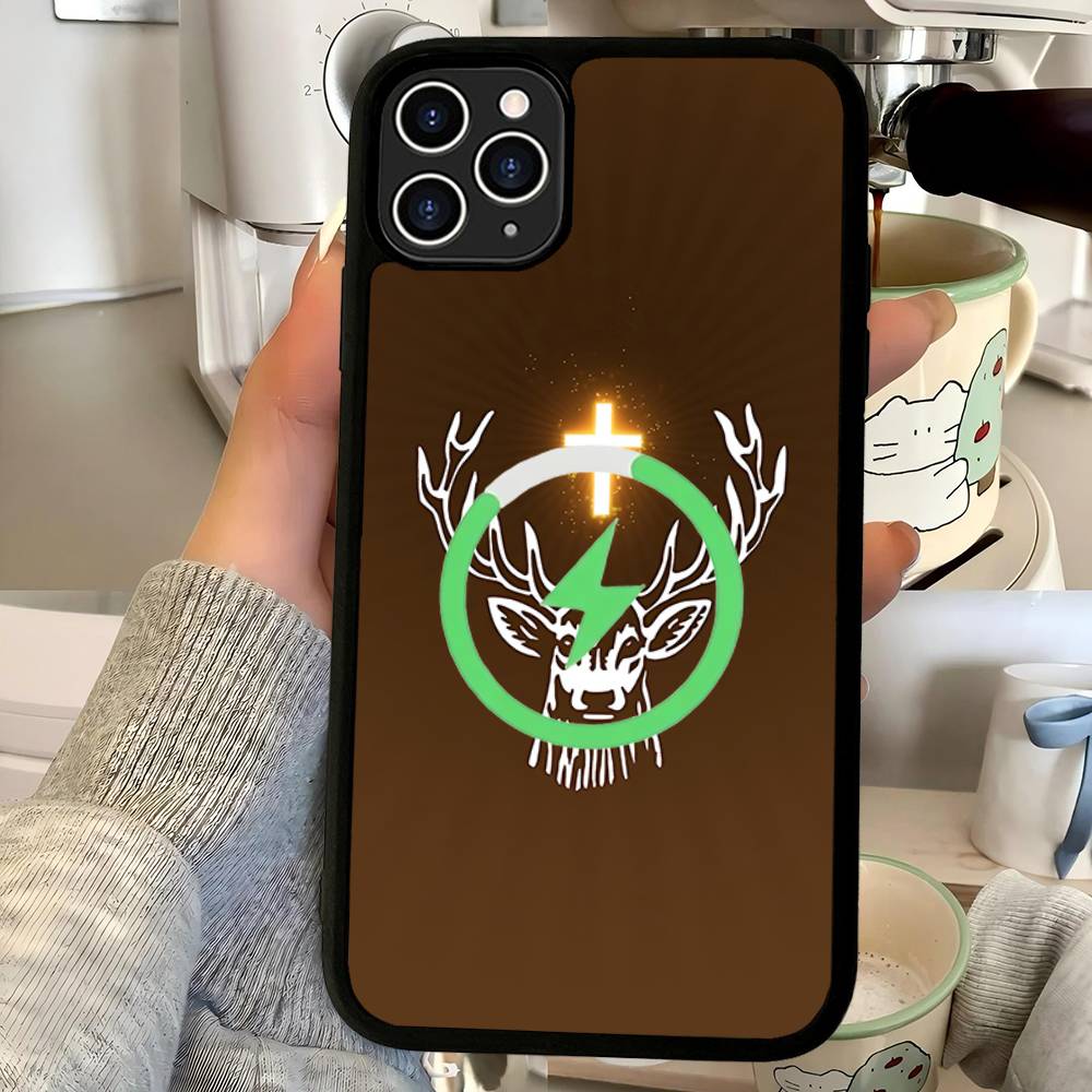 Чехол для телефона с магнитной беспроводной зарядкой и логотипом J-Jagermeister для IPhone 17 16 15 14 13 12 11 Pro Max Plus Mag