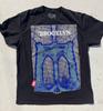 Мужская футболка Marc Ecko Черная Brooklyn L Streetwear Y2K Hip Hop Городской мост NYC