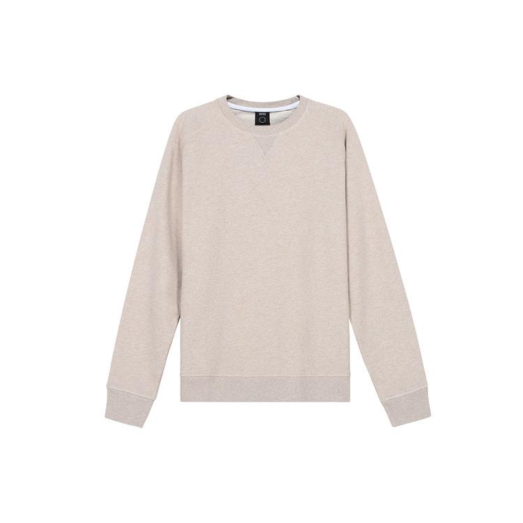 HUGO BOSS Sweatshirts Men's Light Umber Crew Neck Moderate Regular 50447837-151