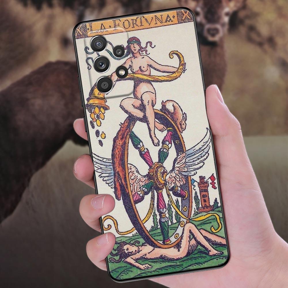 Египетское Таро от Dusserre Чехол для телефона Art для Samsung Galaxy A57 A56 A37 A55 A36 5G A26 A54 A52 A35 A34 A25 A17 A16 A07