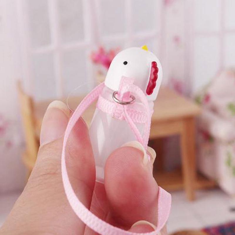 1Pc 1:12 Dollhouse Miniature Water Bottle With Strap Dolls Accessories