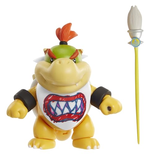 Коллекция фигурок Sanei Boeki Super Mario Plus Bowser Jr. с щеткой FCP-006