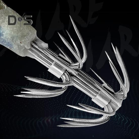 7 см/4,6 г светящаяся приманка в виде креветки с грузилом в виде крючка-кальмара, реалистичная бионическая искусственная приманка для ловли соленой воды, пресноводного окуня, судака, форели, аксессуары для рыбалки