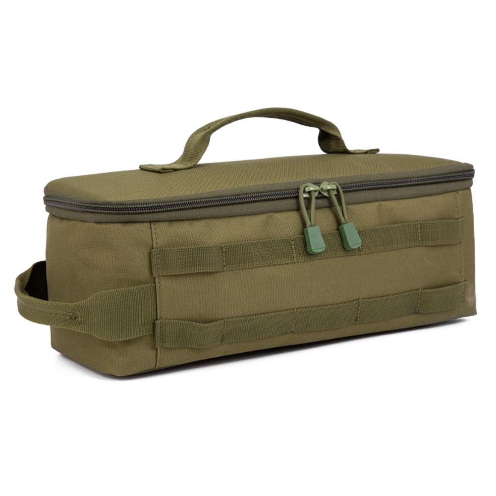 Органайзер для походной посуды большой емкости с ручкой, сумка для хранения бензобака из ткани Оксфорд с двойной молнией для восхождения на пикник