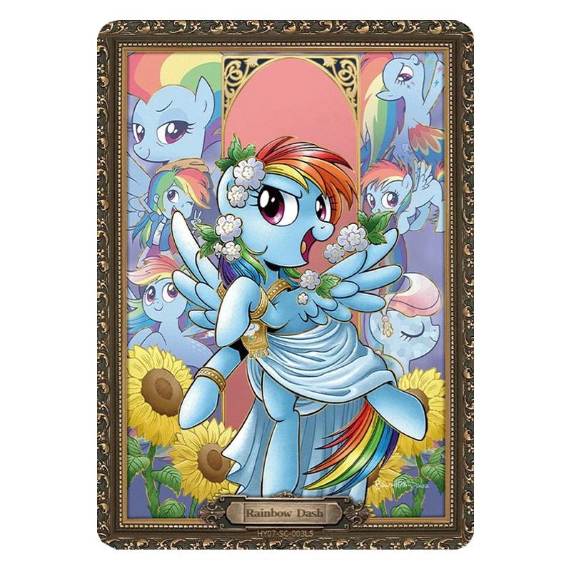 Genuine My Little Pony Card Friendship Eternal 6 7 8 Huiyue Series SC SLR SGR UR Cute Princess Anime Collectible Cards Toy