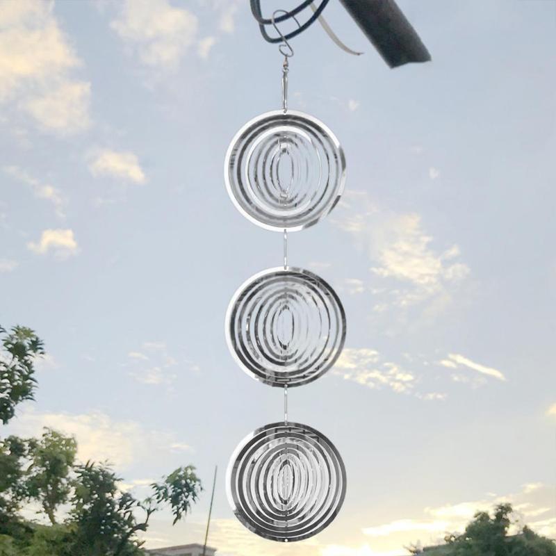 Декоративный ветряной спиннер, отпугиватель птиц, ветряной спиннер, отражающий металл, отпугиватель птиц, ветряной спиннер, украшение для улицы, для фермы