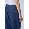 Benetton Dot Print Wide Denim Pants Badpe1641