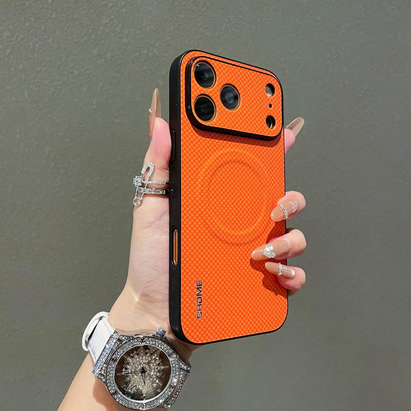 Магнитный чехол Yunge 'Яблоко' для телефона 17 Pro Max - Новый дизайн, Полное покрытие, Защита от падений для моделей 16/15