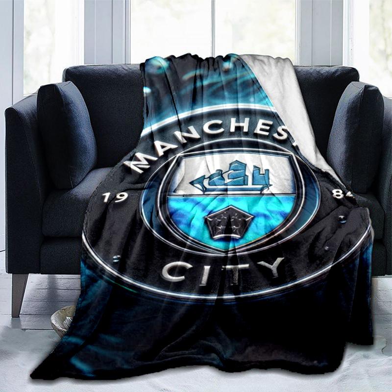 City Football Club Printed Throws Blanket Soft Flannel Blankets for Couch Bed Gifts for Men Women Picnic blanket Christmas gifts