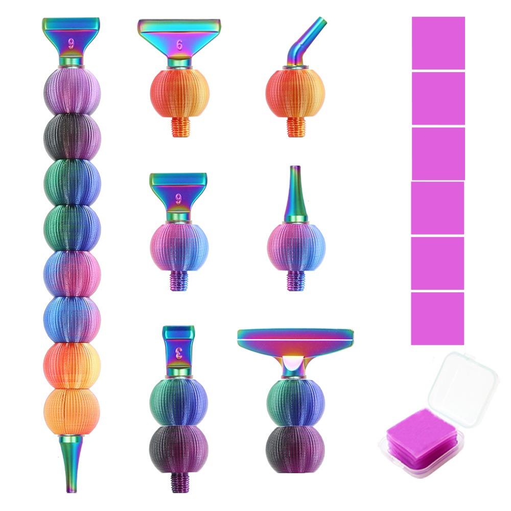Replacement Pen Heads 5D Diamond Painting Pen Kit Embroidery Multifunctional Point Drill Pens Candied Haws Shape DIY Craft