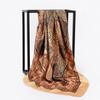 90 *90cm Square Silk Scarf Women Shawls Neckerchief Designer Print Chiffon Hijab Scarf Foulard Lady Neck Scarves Soft Big Bandana