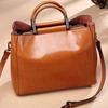2024 Spring Women's Genuine Cowhide Handbags - Multifunctional, Large, Simple & Fashionable