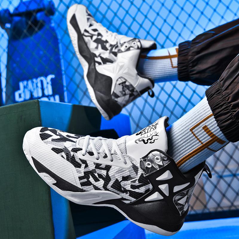 Мужская обувь Детская обувь Баскетбольная обувь Повседневная дышащая обувь Кроссовки для мальчиков и девочек