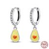 Серьги для женщин 100% серебро 925 пробы Золотой Подсолнух Вишня Подвески Серьги Изящные Свадебные Помолвочные Вечерние Украшения Подарки