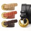 Retro Crescent Belt for Women Fashion Commuting Style Ancient Gold Pin Buckle Women's Belt Versatile High-end Jeans Belt