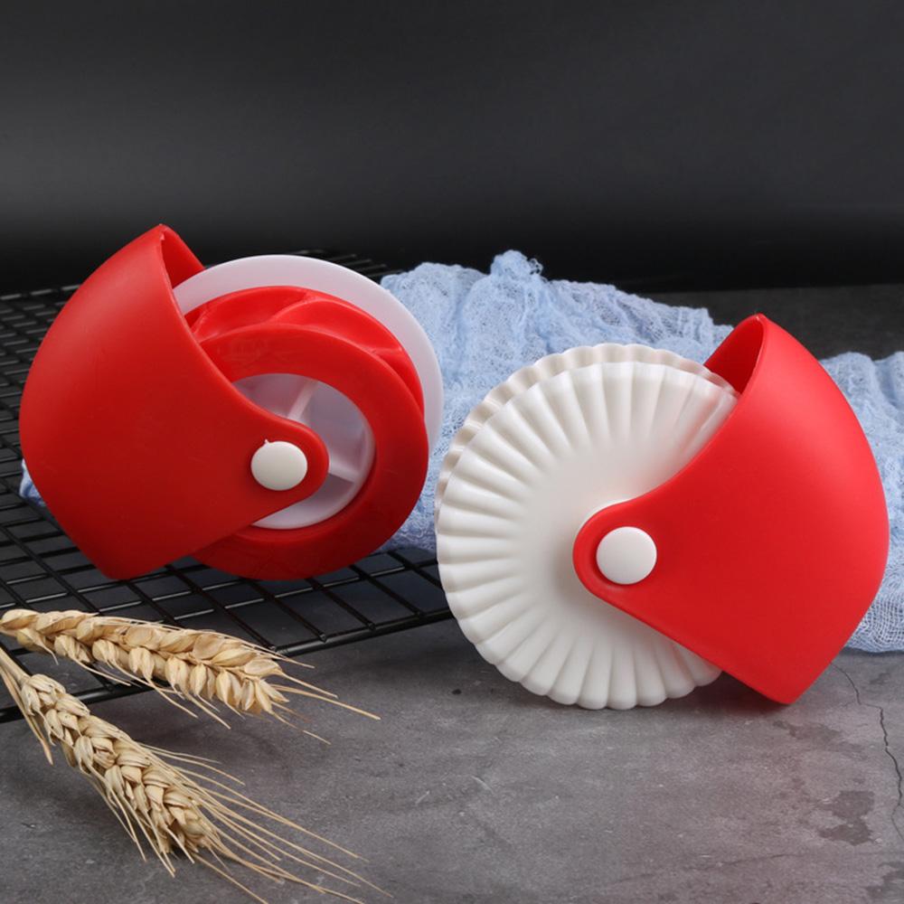 Pastry Wheel Cutter Pie Crust Decorator Pizza Pasta Scalloped Edges Decoration Baking Kitchen Tools